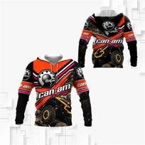 Brp Can-am 3D Print Pullover Newest Off-road Racing Car Unique Men/Women Cozy Harajuku Casual Streetwear Hoodies Sweatshirt Tops M