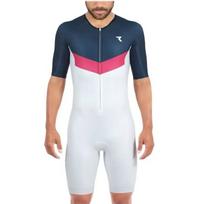 Vasaros vyrų triatlono lenktynių kostiumas trumpomis rankovėmis vientisas triko kelių dviračių Skinsuit plaukimo/bėgimo/dviratininkų Speedsuit Ciclismo Mtb apranga S