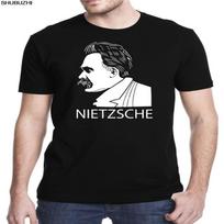 Friedrich Nietzsche T-Shirt Sbz156 S juoda