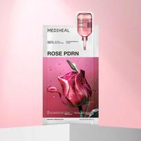 MEDIHEAL Rožių PDRN esencijos kaukė sveikam spindesiui 1 vnt. 1ea