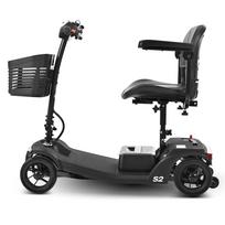 New S2 Removable Seat Electric Scooter 250W 24V 12Ah 7.5 * 2.0  Tire Elderly Advanced Mobile Electric Scooter 250W 24V 12AH juoda