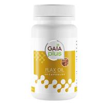 Linų sėmenų aliejus (60 lašų, ​​500 mg), Linų sėmenų aliejus, Gaia