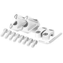 1 pora aliuminio lydinio motociklų universalių vairo pakėlėjų, vairo laikiklių, vairo spaustukų 11/8  (28 mm) 7/8  (22 mm ) 22mm Silver