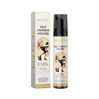 EELHOE Fake Tan Self Tanning Mousse Spray Self-Tanning Body Face Self Tanner Sunbed Liquid Sunburn Skin Repair Tanning Products 100ml