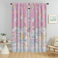 Blackout Curtains for Living Room Cuddly Teddy Bear Partition Halloween Decoration Window Curtain Shades Home Interior Curtains W50xH70cmx2pcs-CL