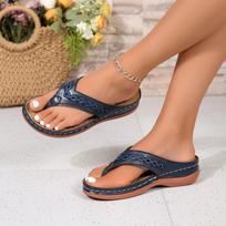 Women's Shoes 2024  Flip Flops Women Slippers Fashion Pinch Toe Beach Slippers Women Summer Plus Size Wedge Slippers Size 36-43 35