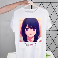 Oshi No Ko Anime T-shirts Summer Men Funny Print Ai Hoshino Ai Ruby Akane Tshirt Streetwear T Shirt Short Sleeve Tee Top XL