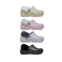 Crocs Classic Platform Fuzz Lined Clogs 212854 001212854 2y2212854 6zw212854 5bo W5(220)