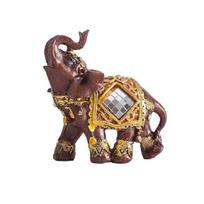 Golden Thai Elephant Sculpture Feng Shui Wealth Decoration Resin Elephant Figurine For Office Home Gift S ruda