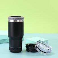 Changqi 304 Stainless Steel Bluetooth Speaker Insulated Car Cup juoda