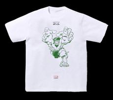 A Bathing Ape x Marvel Comics Hulk marškinėliai Dydis S-5XL Comfort Colors Pakartotinis spausdinimas Unisex marškinėliai S gray
