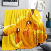 Pikachu rašto flanelinis pledas, aukštos kokybės, patogus visais metų laikais, namų dekoras, šiluma ir jaukumas, puikiai tinka dovanoms. 80cm x 120cm