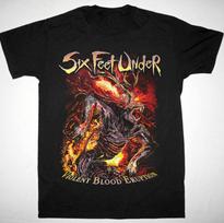 Six Feet Under - Sprogstanti kraujo jūra Dovana gerbėjui Juoda Visų dydžių Marškinėliai Unisex Marškinėliai XL