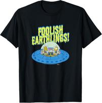 The Simpsons Kang & Kodos Foolish Earthlings T-Shirt S