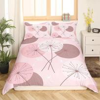 Comforter Dandelion Dandelions Blowing In The Wind Fluffy Flower Decor 2/3 Piece Bedding Set With Pillow Shams Full Size Comforter (quilt)-EU Single(135*200cm)3pcs