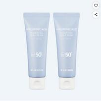 JAYJUN Hyaluronic Acid Hydrating Sun Cream SPF50+ PA++++ Moisturizing UV Protection 50ml x 2pcs