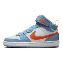 Nike Court Borough Mid 2 Aquarius Blue White Total Orange (GS) 38