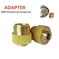 Adapteris dujų balionui Konverteris 1 -20 UNF Adapteris Lindal vožtuvo balionui į 7/16 -28UNF Propano balioną Suvirinimo degiklis MAPP dujų balionai