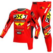motokroso pavarų komplektas vaikams 4 5 6 7 8 9 10 11 12 13 metų Jaunimas vaikas Motociklas berniukas Mergaitė Jersey Pant Kits lenktyninis kostiumas Visureigis Enduro MX MTB M-22 black