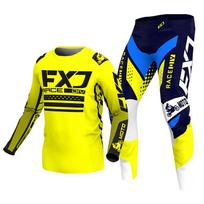 motokroso pavarų komplektas vaikams 4 5 6 7 8 9 10 11 12 13 metų Jaunimas vaikas Motociklas berniukas Mergaitė Jersey Pant Kits lenktyninis kostiumas Visureigis Enduro MX MTB XL-26 yellow