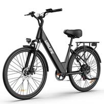 URLIFE E26 Miesto Komutavimo Elektrinis Dviratis Unisex 36V13Ah Baterija 350W Variklis Lauko Elektrinis Dviratis 26 Colių Kelių Padanga Elektrinis Dviratis Su Keleivio Sėdyne juoda