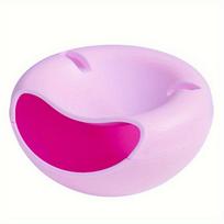 Creative Shape Bowl, puikus sėklų, riešutų ir džiovintų vaisių užkandžių dėžutė su mobiliojo telefono laikikliu rožinė