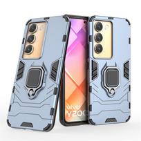 Magnetic Case for VIVO V40 SE V30 Pro V30e V29 Lite V29e Protective Cover with Ring Stand Bracket Shell Business Full Protection Cover For VIVO V30 SE mėlyna