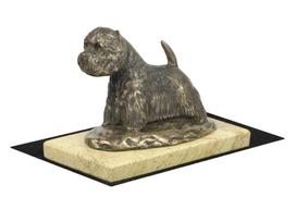 Vest Highlando baltasis terjeras, Vestis, Vestis - šuns figūrėlė, šuns silueto figūrėlė, trofėjus Art-Dog šunų parodos dalyviui ruda