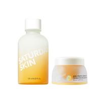 Saturday Skin Yuzu Vitaminas C Skaistinantis tonikas & Miego kaukės kremas RINKINYS (3 Parinktys) 2SET