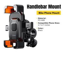 Essager 360° pasukamas elektrinio dviračio telefono laikiklis, skirtas iPhone Xiaomi Riding MTB dviračiui motociklo stovo laikiklis Neslystantis važiavimas dviračiu Handlebar Mount juoda