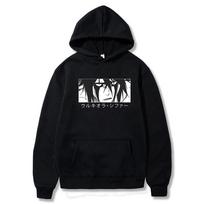 Japanese Anime Bleach Ulquiorra Cifer Manga Harajuku Hoodies Gothic Cartoon Streetwear Long Sleeve Casual Men Winter Sweatshirts S