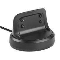 USB magnetinis įkrovimo stotelės įkroviklis Samsung Gear Fit2 išmaniajam laikrodžiui SM R360 balta