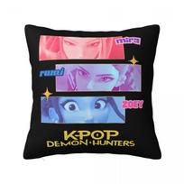 Zoey Huntrix Kpop Demon Hunters Throw Pillow Cover Decorative Pillow Customized Pillowcover Home Decor double sided printing:30x30cm 12x12in