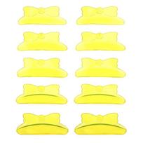 5 poros lipnios formos silikoniniai blakstienų rietikliai, blakstienų pakėlimo ir laminavimo pagalvėlės, 3D blakstienų priauginimo suktukai, priedai, įrankiai geltona