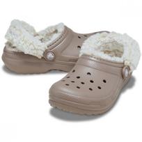 Crocs Classic Fleece Lined Clog Toddler Mushroom 212857 195 C8(150mm)
