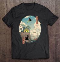 Kiki pristatymo paslaugos marškinėliai Unisex Medvilninis marškinėlis S-4XL LI1300 Unisex marškinėlis XL