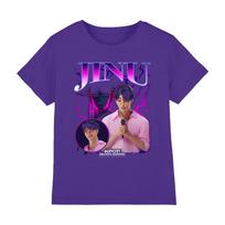 K-Pop Demon Hunters Jinu Bootleg Kids T-shirt, Purple 160