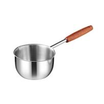 Stainless Steel Oil Pan Dual Pouring Spouts Cool-Touch Handles Even Heat Distribution Induction Cooking Pan 300ML