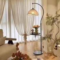 UOSU Mid-Century Crescent Moon LED Floor Lamp