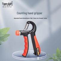 Huga Grip Strengthener & Hand Dynamometer juodai-raudona spalva