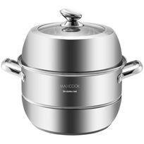 MAXCOOK 28cm 304 Stainless Steel 2-Layer Steamer