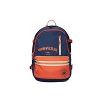 Converse Color Block Sports Casual Zipper Backpack Unisex Backpacks Blue Orange 10026178-A02 Blue/Orange