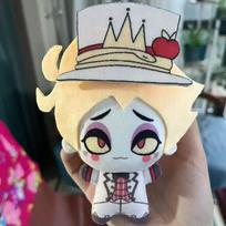 Hot New In Stock 10cm Vox Lucifer Hazbin Hotel Plush Doll Cute Anime Peripherals Toy Birthday Christmas Gift in stock