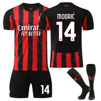 Paaugliams Vaikams Suaugusiems Individualus Vardas Futbolo Apranga 2025-26 AC Milan Namų #14 MODRIĆ Sporto Treniruočių Marškinėlių Rinkinys su Kojinėmis 16