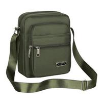 Men Small Crossbody Bag Multi-Pocket Sling Bag Waterproof Lightweight Shoulder Bag for Street Work Commuting 1