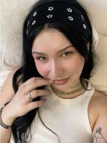 Punk Star Eyelets Headband, Elastic Black Fabric Headwrap, Y2K Gothic Hair Accessory for Women United States