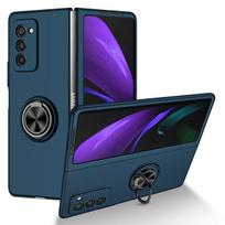Shock Proof Magnetic Ring Case For Samsung Galaxy Z Fold 2 3 5g Fold4 Fold 4 Fold2 Fold3 Anti -Scratch Coque For Samsung Z Fold4 for Samsung Z Fold 4 tamsiai mėlyna spalva
