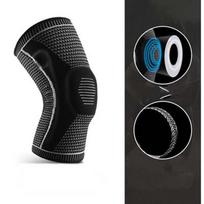 Silicone Full Knee Pads with Patella Medial Support Direct Sales Compression Protection Sports Pad Running Basketball XL【65-90kg】 juoda
