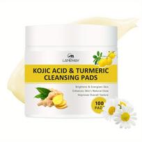 Ciberžolės Kojic Acid Cleansing Pad Švelnus valomasis veido drėkinamasis drėkinamasis odos priežiūros pagalvėlis 100g