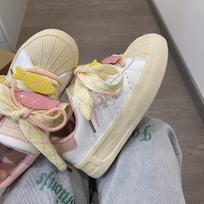 Fashion 2024 Spring and Autumn Women's Designer Flat Shoes Running Shoes Lightweight Low Top Sneakers for Women Cute Fish Girls Sneakers 35 rožinė